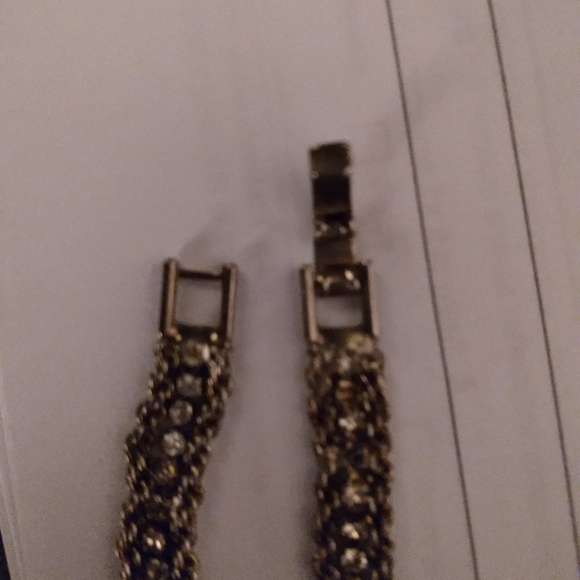 1950's silver tennis bracelet - Picture 3 of 5